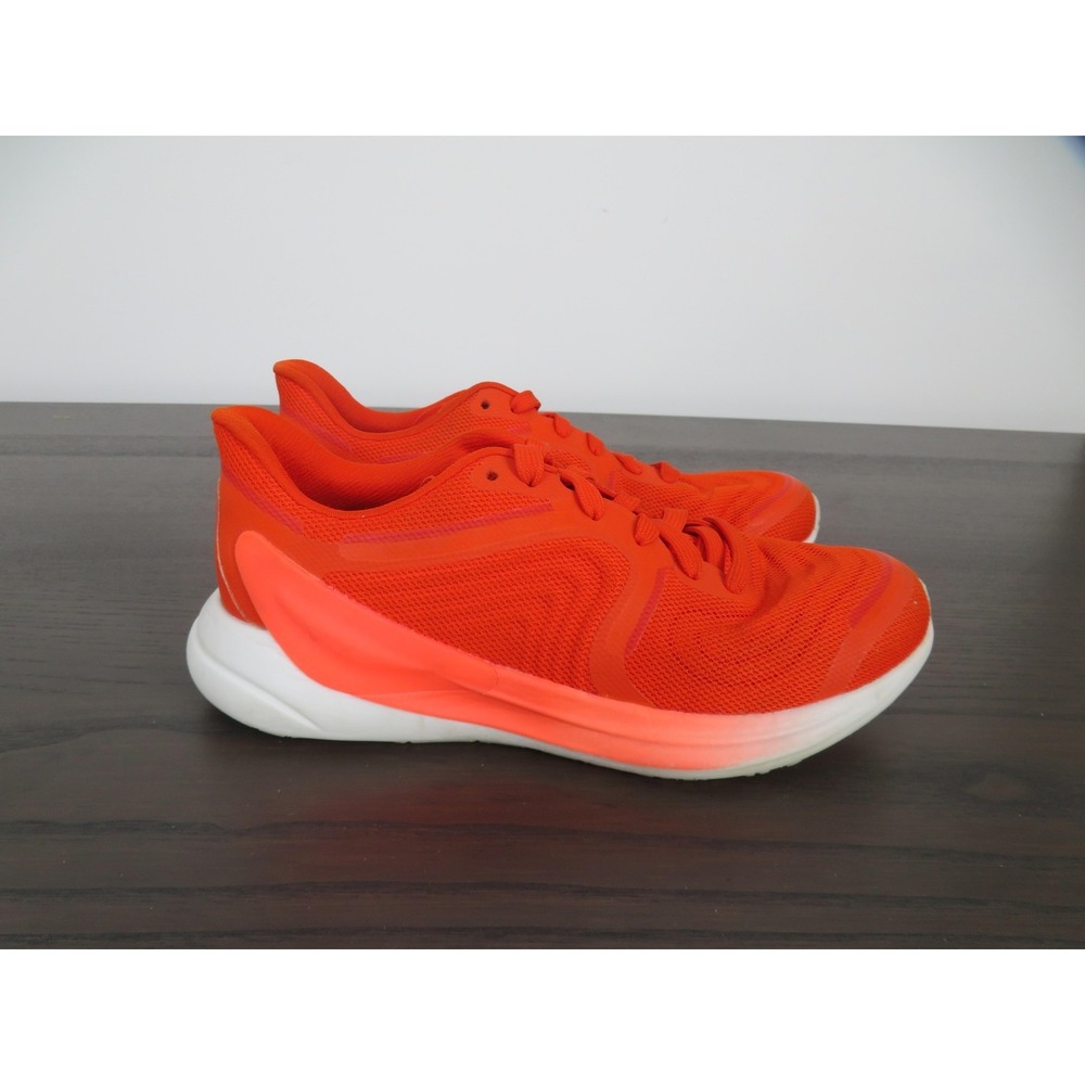 Lululemon Blissfeel Run 2 Shoes Womens 8 Orange Running Sneakers Road LW9EPYS